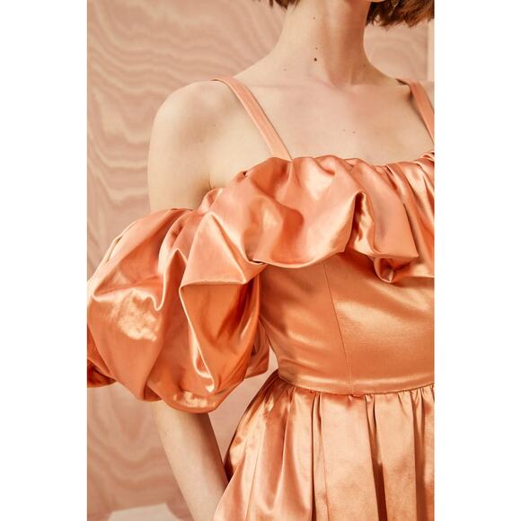 NWT Ulla Johnson Lelita Dress in Copper Size 2 - Picture 2 of 16